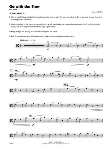 Go with the Flow (Sound Innovations Soloist, Viola)
