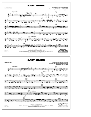 Baby Shark (arr. Jay Bocook) - 1st Bb Trumpet