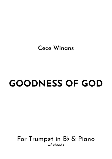 Goodness Of God
