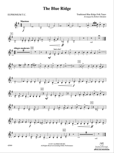 The Blue Ridge: Baritone T.C.