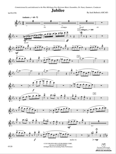 Jubilee: Flute