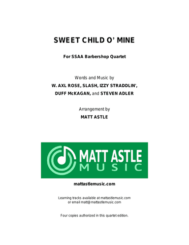 Sweet Child O' Mine