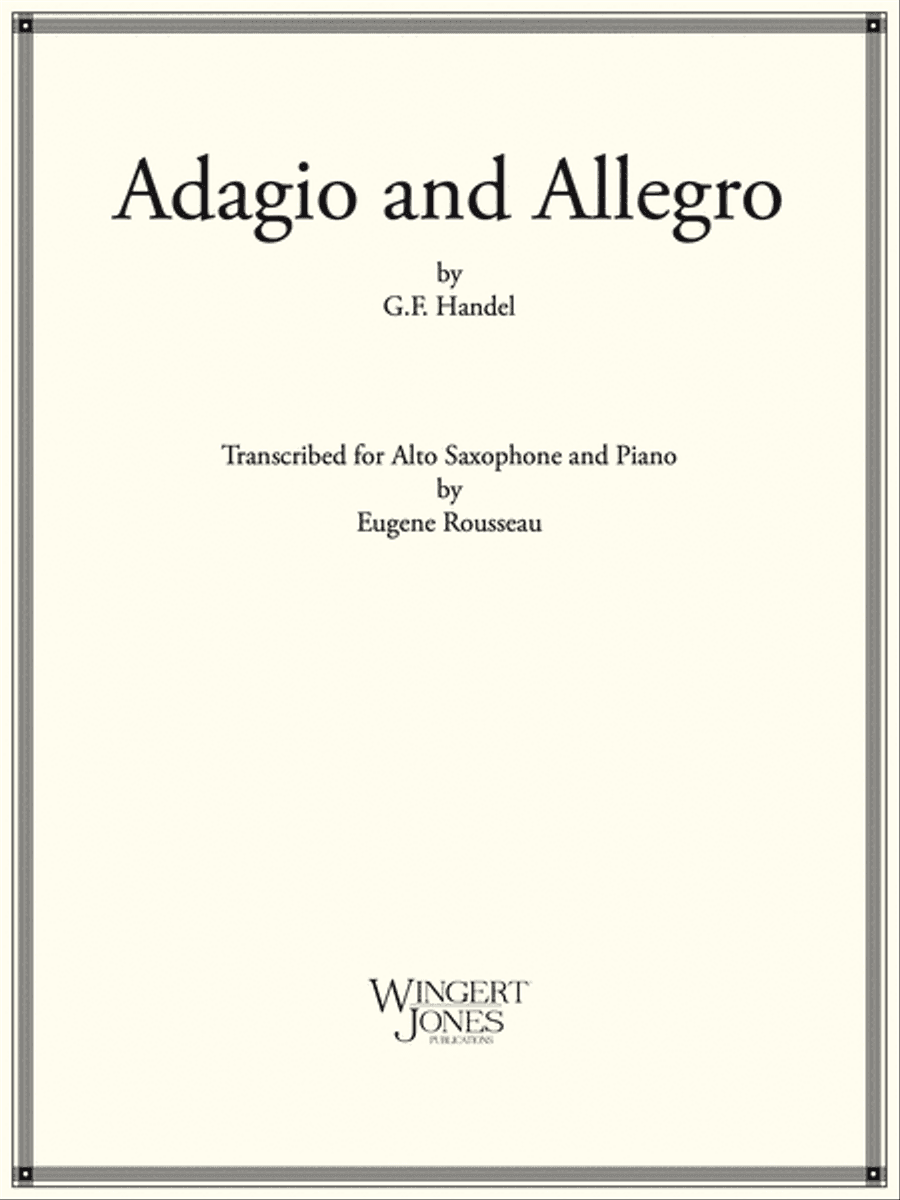 Adagio and Allegro