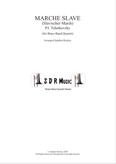 Marche Slave for Brass Band Quartet
