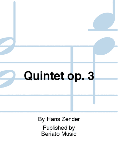 Quintet op. 3
