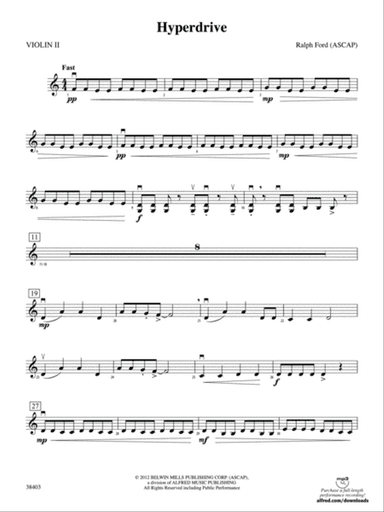 Hyperdrive: 2nd Violin