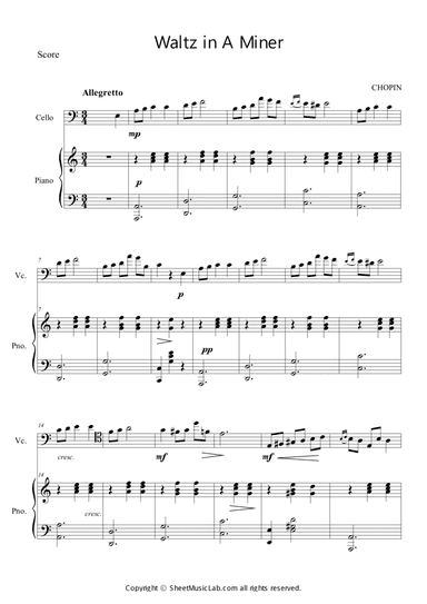 Waltz in A minor op.posth