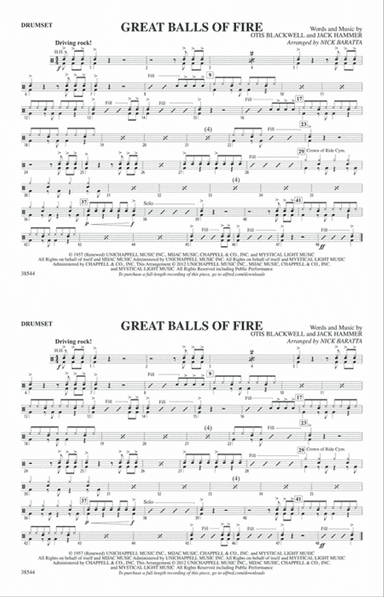 Great Balls of Fire: Drumset