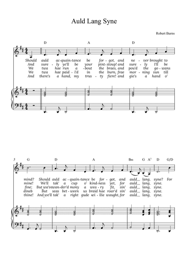 Auld Lang Syne