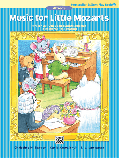 Music for Little Mozarts Notespeller & Sight-Play Book, Book 3