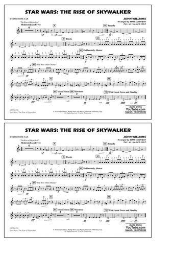 Star Wars: The Rise of Skywalker (arr. Matt Conaway) - Eb Baritone Sax