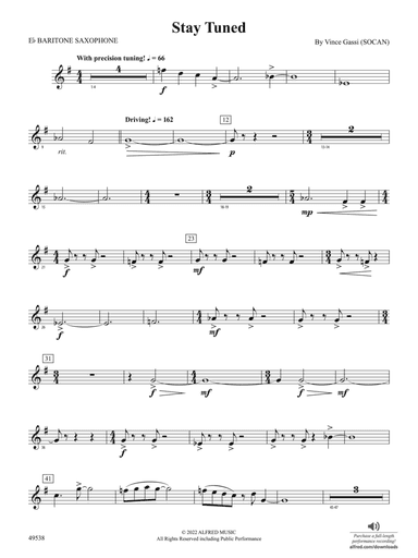Stay Tuned: E-flat Baritone Saxophone