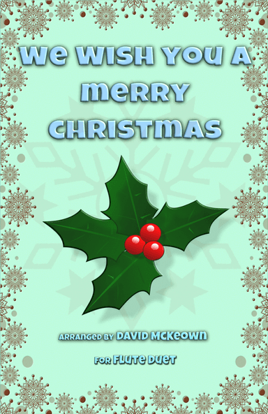 We Wish You a Merry Christmas, Jazz Style, for Flute Duet