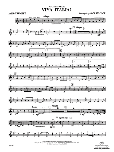 Viva Italia!: 2nd B-flat Trumpet