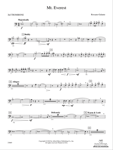 Mt. Everest: 3rd Trombone
