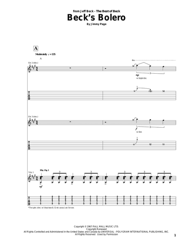 Beck's Bolero