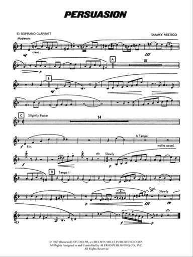 Persuasion: E-flat Soprano Clarinet