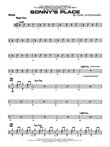 Sonny's Place: Drums