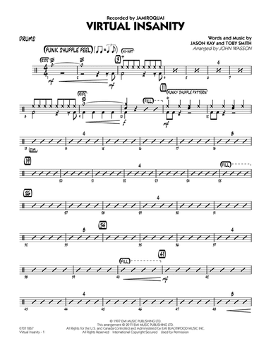 Virtual Insanity - Drums