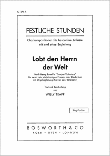 Lobt den Herrn der Welt