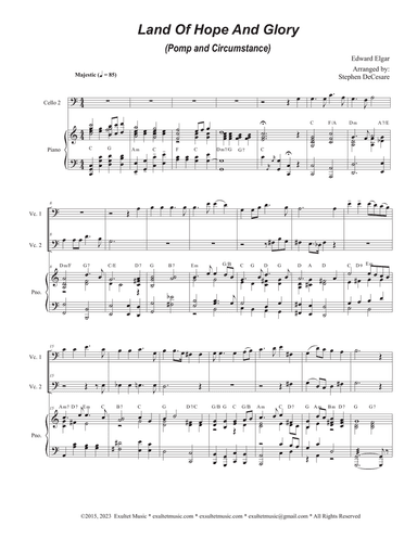 Land Of Hope And Glory (Pomp and Circumstance) (Cello Duet - Alternate Version)