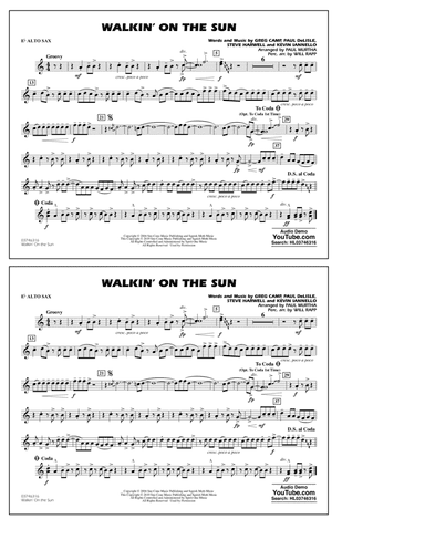 Walkin' on the Sun (arr. Paul Murtha) - Eb Alto Sax