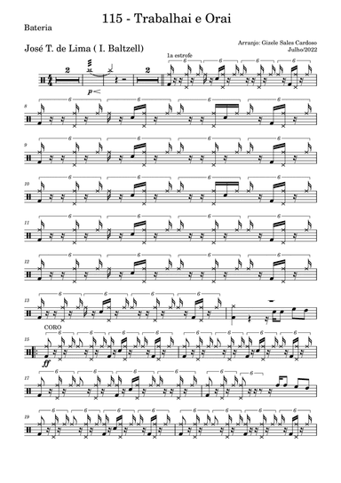 Hino Harpa Cristã 115 - Trabalhai e Orai