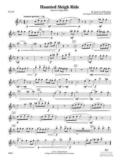 Haunted Sleigh Ride: Flute