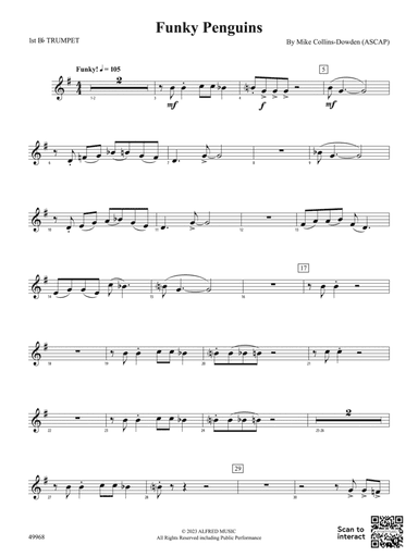 Funky Penguins: 1st B-flat Trumpet
