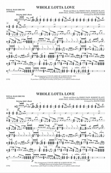 Whole Lotta Love: Tonal Bass Drum