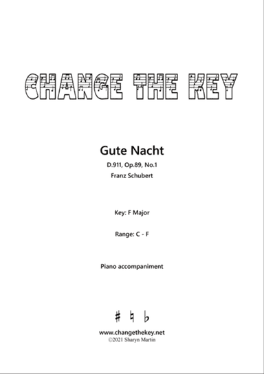 Gute Nacht F Major