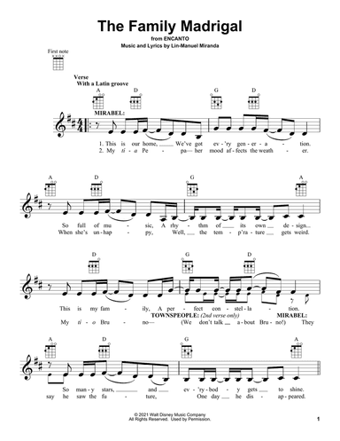 The Family Madrigal (from Encanto)