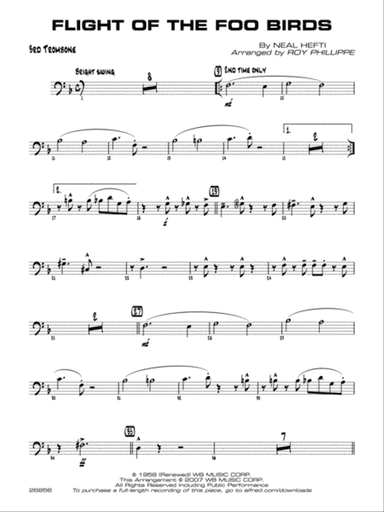 Flight of the Foo Birds: 3rd Trombone