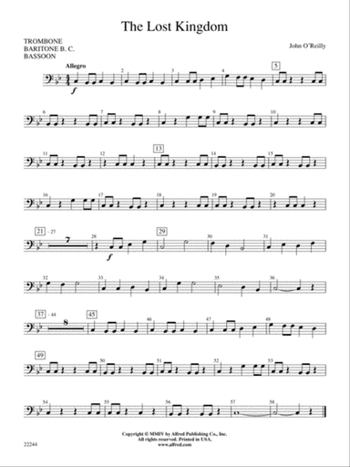 The Lost Kingdom: 1st Trombone
