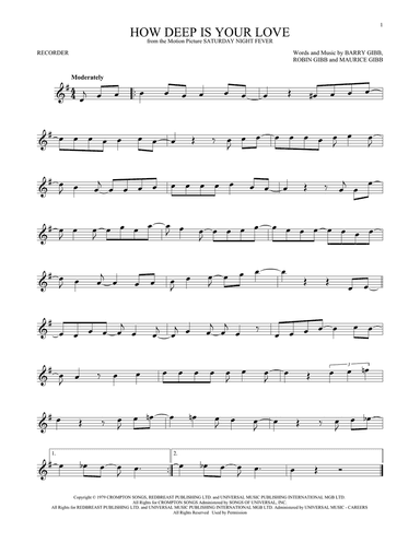 How Deep Is Your Love