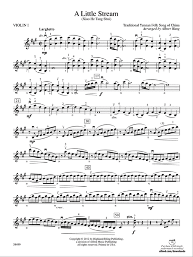 A Little Stream: 1st Violin