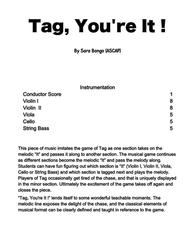 Tag, You're It!
