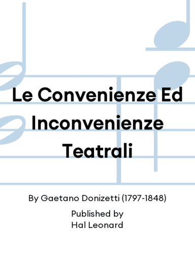Le Convenienze Ed Inconvenienze Teatrali