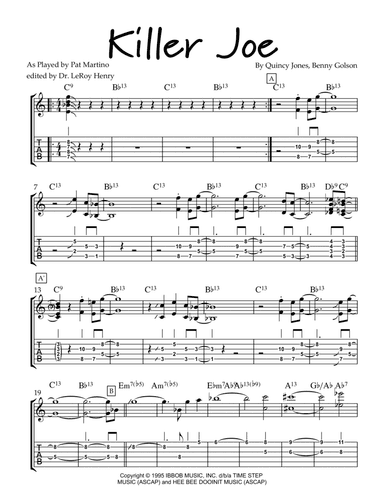 Cool Joe, Mean Joe (killer Joe)