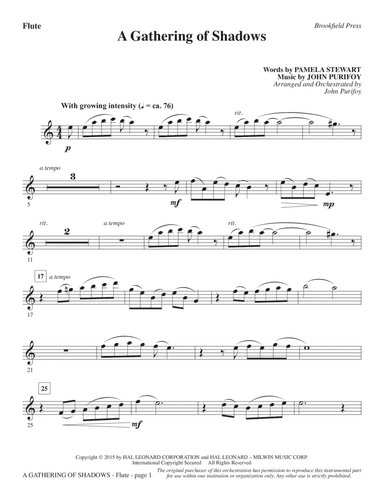 A Gathering of Shadows - Flute