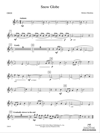Snow Globe: Oboe