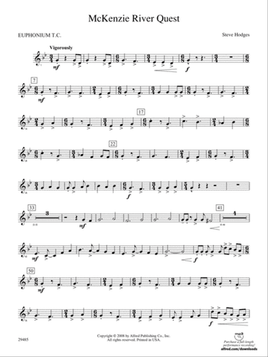 McKenzie River Quest: Baritone T.C.