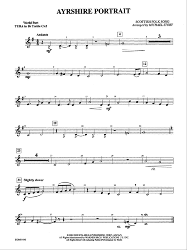 Ayrshire Portrait: (wp) B-flat Tuba T.C.