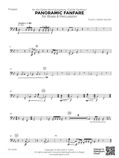 Panoramic Fanfare: Timpani