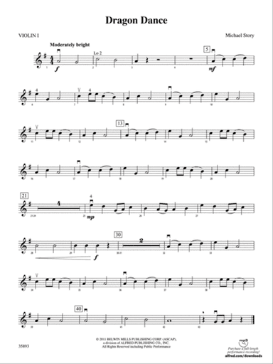 Dragon Dance: 1st Violin
