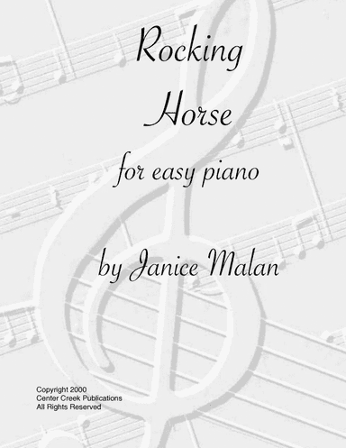 Rocking Horse for easy piano solo
