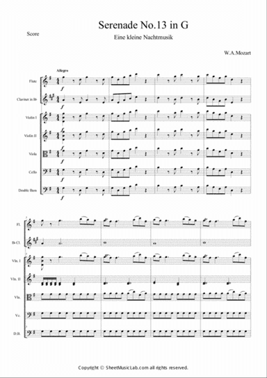 Serenade No.13 "Eine Kleine Nachtmusik" in G major, K.525 1.Allegro