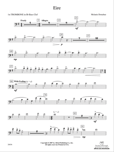 Eire: (wp) 1st B-flat Trombone B.C.