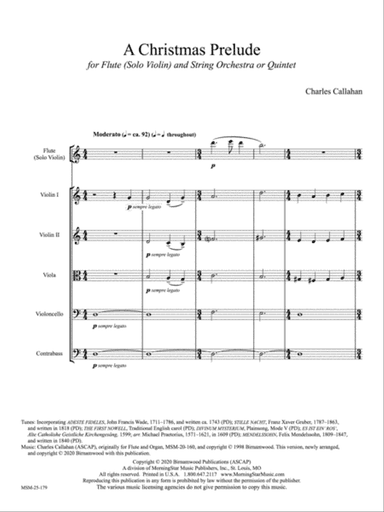 A Christmas Prelude (Additional Full Score)