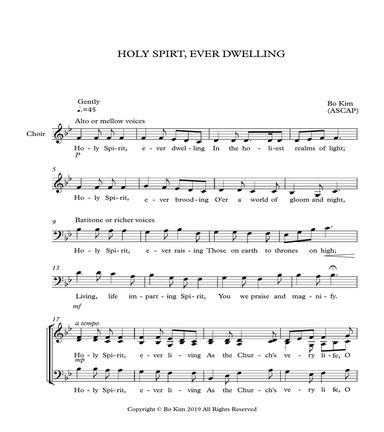 Holy Spirit, Ever Dwelling